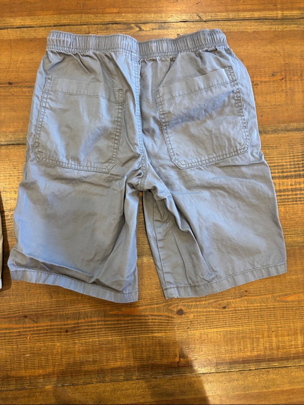 Cat & Jack Boys' Drawstring Shorts — Beige and Blue - Picture 7 of 7